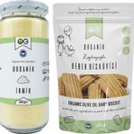 OG natural Organik İrmik ve Organik Bebek Bisküvi Seti