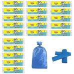 Ögem Battal Boy Çöp Poşeti 75x90 Cm 70 Lt 10'lu Rulo 20 Paket Mavi