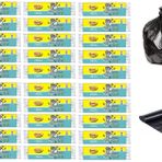 Ögem Battal Boy Çöp Poşeti 75x90 Cm 70 Lt 10'lu Rulo 30 Paket Siyah