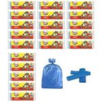 Ögem Büyük Boy Çöp Poşeti 65x80 Cm 50 Lt 10'lu Rulo 20 Paket Mavi