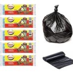 Ögem Büyük Boy Çöp Poşeti 65X80 cm 50 Lt 10'lu Rulo 5 Paket Siyah Nemere - 10 x 10 cm