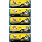 Ögem J-350 Jumbo Boy Çöp Poşeti (80 x 110 Cm) 10 Lu Rulo x 5 Paket Çöp Torbası Mavi