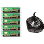 Ögem J-500 Jumbo Boy Çöp Poşeti 80x110 cm 10 lu Rulo x 5 Paket = 50 Adet Siyah - 80 x 110 cm