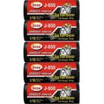 Ögem J-650 Jumbo Boy Çöp Poşeti (80 x 110 Cm) 10 Lu Rulo x 5 Paket Çöp Torbası Siyah