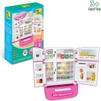 Ogi Mogi Toys Işıklı ve Sesli Çok Kapılı Buzdolabı Eğitici Rol Yapma Oyuncağı - Çok Renkli