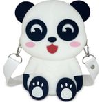 Ogi Mogi Toys Silikon Beyaz Panda Omuz Çantası