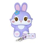 Ogi Mogi Toys Silikon Mor Tavşan Omuz Çantası