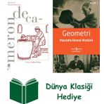 Oğlak Yayıncılık Decameron (Ciltli) + Geometri + Dünya Klasiği Hediye - Hayır