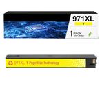 OGOUGUAN CAIDI Mürekkep Kartuşu Uyumlu 970XL 970 XL 971XL 971 XL Yüksek Yanlı Pigment Yedek HP Officejet Pro X451DN X451DW X476DN X476DW (1 Nior)