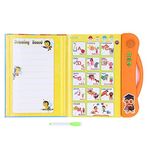 Öğrenme Sesli Kitap, ABC Sesli Kitap İngilizce 20 Sayfa 3 yaş Ve üstü çocuklar Için Eğitici Seyahat hayvanları (Turuncu)
