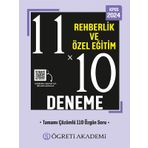 Öğreti Akademi 2024 KPSS Eğitim Bilimleri 11X10 Rehberlik ve Özel Eğitim Deneme
