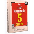 Öğreti Akademi 2024 KPSS ÖABT Lise Matematik Tamamı Çözümlü 5 Deneme