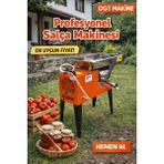 Ogt Makine Turuncu Ayaklı Profesyonel Salça Makinesi 3 Hp | Paslanmaz Domates Salça Çekme Makinesi 700 kg