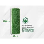 Oğuz Endüstri Oğuz Endüstri Tel Çit 100CMX10M Çim Çit Uv Korumalı 5x5 Göz Aralığı - Yeşil