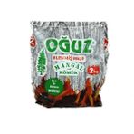 Oğuz Mangal Kömürü Meşe 2 kg Elenmiş Doğal Meşe - 1 Adet - Siyah