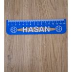 Oğuzhan 3D Tasarım Isme Özel Cetvel - Mavi