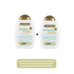 OGX Bukleli Saçlar İçin Nemlendirici Coconut Curls Sülfatsız Şampuan + Sülfatsız Saç Bakım Kremi
