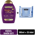OGX Dolgunlaştırıcı Biotin & Collagen Şampuan 385 ml + Neutrogena Deep Clean Mendil