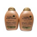 OGX Düzleştirici Brazilian Keratin Smooth 2x385 ml Şampuan