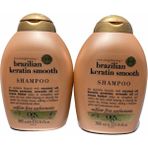 Ogx Düzleştirici Brazilian Keratin Smooth Sülfatsız Şampuan 385 Ml 2 Tüm Saçlar İçin Yumuşatıcı Etki - 1
