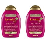 OGX Keratin Yağı İçeren Şampuan, 385 ml, 2'li Paket