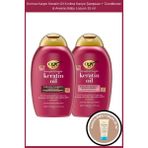 Ogx Kırılma Karşıtı Keratin Oil Kırılma Karşıtı Şampuan + Conditioner & Aveeno Baby Losyon 15 ml