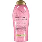 Ogx Pembe Deniz Tuzu Gül Suyu Nazik Yatıştırıcı Vücut Fırçalama, Hafif Eksfoliye Vücut Yıkama, Sülfat İçermez, 19,5 Ounce, 1,0 Sayısı