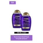 Ogx Purple Toning 2x385 ml Şampuan