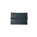 Oh Deer Leather Hakiki Deri Kartlık – Dikişsiz Lastikli Model (mavi)