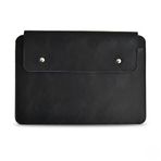 Oh Deer Leather Hakiki Deri Laptop Kılıfı 13-14 inç MacBook Air & Pro Uyumlu - Siyah