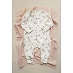 Oh la la Koala For Little Ones Armut Baby Fluff Serisi Fermuarlı Tulum - Ekru - 6 - 9 Ay