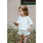 Oh la la Koala For Little Ones Indigo Çizgili T-Shirt Şort Takım - 1 - 2 Yaş