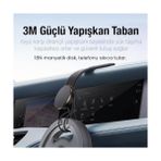Ohbe Express Alüminyum Elastik Katlanabilir Mgsafe Uyumlu Araç Içi Telefon Tutucu Masaüstü Telefon Tutucu - Option-1 - 000-Siyah