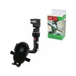 Ohbe Express Araç Telefon Tutucu, 360° Dönebilen Başlık, Mandalı Oynar Kol, Genişlik Ayarlı - Option-1 - 000-Siyah