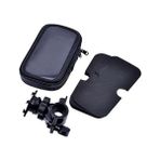 Ohbe Express Bisiklet Motosiklet Telefon Tutucu Suya Dayanıklı Large Gidon Bağlantılı - Option-1 - 000-Siyah