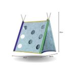 Ohbe Express Bypet Cattent Kedi Oyun Çadırı ve Evcil Hayvan Yatağı (2 Paketi) - 001-Renkli - 100 x 100 cm
