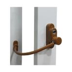 Ohbe Express Çelik Halatlı Kablolu Pvc Pencere Emniyet Çocuk Güvenlik Kilidi 3 Adet (Kahverengi) - Option-1 - Var