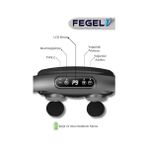Ohbe Express Fegel Fg-60 Pulse Zen 6x Şarjlı Masaj Tabancası – 6 Başlık, 9 Mod, Derin Kas Gevşetme ve Rahatlama (Beyaz) - 000-Siyah