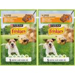 Ohbe Express Friskies Yetişkin Köpekler Için Tavuklu Sebzeli Yaş Mama 85 Gram 2li Paket - 0,10 kg