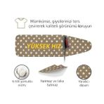 Ohbe Express Greenline Ütü Masası Kılıfı, Keçeli Yanmaz, Pamuklu, Kahverengi, Yıldız Desenli, 145X56 Cm, Battal Boy Xxl - Option-1 - 001-Renkli