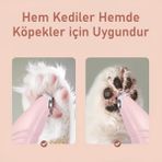 Ohbe Express Kedi Köpek Pati Tüy Kesme Makinesi Sessiz Hassas Bölge Traş Cihazı Seramik & Çelik Bıçaklı Pembe - Acı Kahve