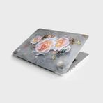 Ohbe Express Laptop Bilgisayar Notebook Pc Kaplama Etiketi 3D Gül - 00 Beyaz - Option-1