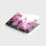 Ohbe Express Laptop Bilgisayar Notebook Pc Kaplama Etiketi Pembe Güller - 00 Beyaz - Option-1