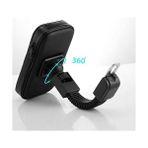 Ohbe Express Motosiklet Bisiklet Telefon Tutucu Suya Dayanıklı Large Ayna Bağlantılı - Option-1 - 000-Siyah