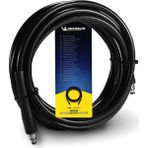 Ohbe Express MPX46172 120BAR 3 Metre Basınçlı Yıkama Makinası Hortumu - Option-1 - (ClearEyelets)Black-RadiantOrchid