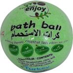 Ohbe Express Okaliptuslu El Yapımı Banyo Bombası Banyo Topu Yeşil 90-120 gr - Beyaz