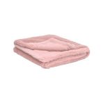 Ohbe Express Pet Lodix Mira Toz Pembe Kedi ve Köpek Battaniyesi S 50X70CM - 001-Renkli - 100 x 100 cm
