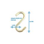 Ohbe Express S Kanca Demiri Askı Kancası, Mutfak Dolap Düzenleme, Ev Dekorasyon, 10 Adet - 00 Beyaz - Option-1