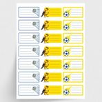 Ohbe Express Sarı-Lacivert Isimlik Okul Etiketi, Sticker Seti, 210 Adet - 00 Beyaz - Option-1