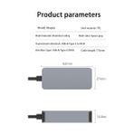 Ohbe Express USB Type-C 2.5gbps Ethernet Adaptörü – 10/100/1000/2500MBPS Hız Desteği, Windows ve Mac Uyumu, Bağlantı, USB 3.0 & Type-C Portları, Harici Güç Kaynağına Ihtiyaç Yok | ZR1144 - 0 - Siyah - Option-1